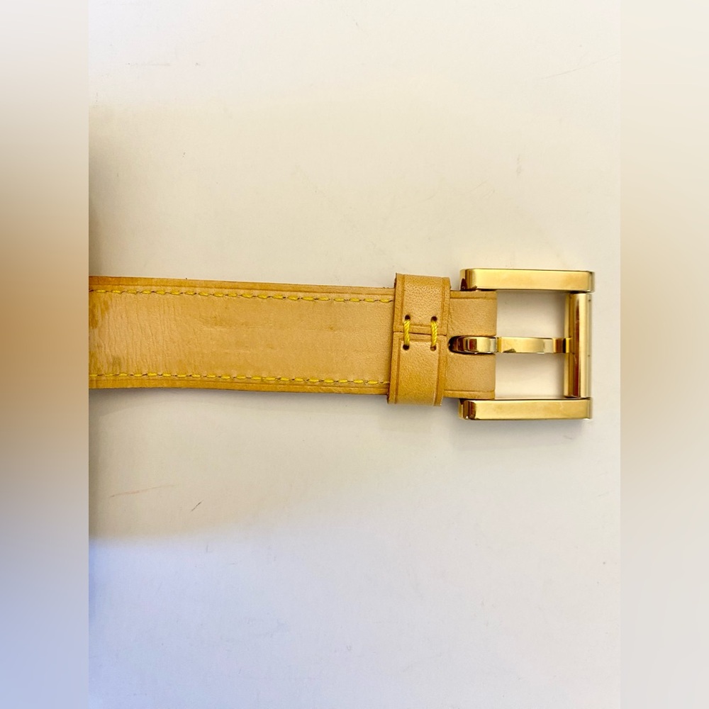 Louis Vuitton Monogram Vernis Lafayette Street Bangle Bracelet Yellow - Picture 6 of 11